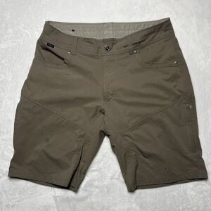 KUHL Shorts Khaki Hiking Outdoor 11" Inseam Mens Size 34